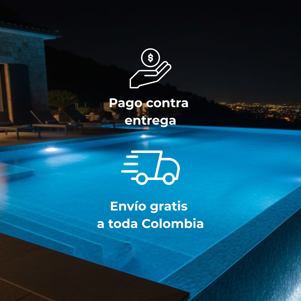 AquaGlow LED – Kit de iluminación RGB para piscinas